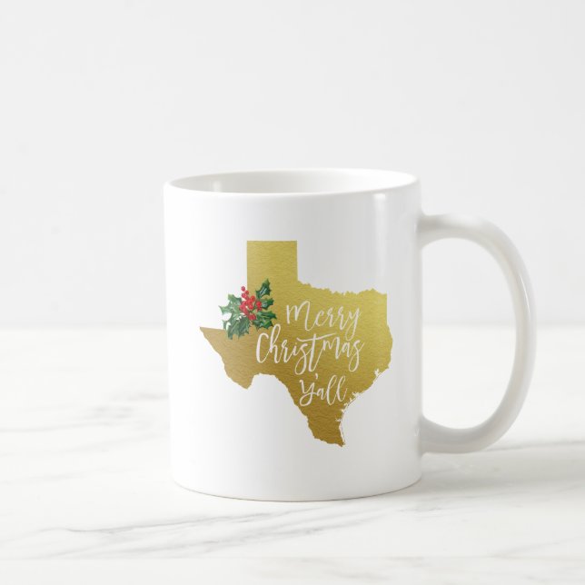 Joyeux Noël Y'all Texas Mug (Droite)