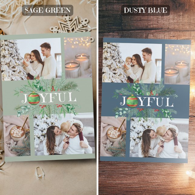 Joyeux Nouveau-parents Ornement 4 photo Carte de v (Créateur téléchargé)