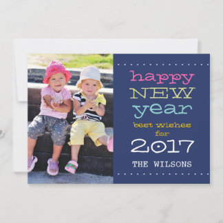 Joyeux Nouvel An 2017 | Carte photo de vacances