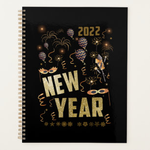 Joyeux Nouvel An 2022, fête de la parties scintill
