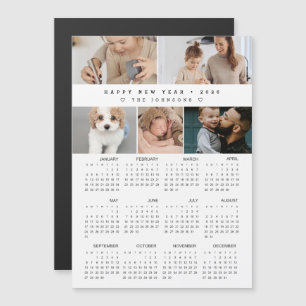 Joyeux Nouvel An 2026 Calendrier Photo Collage