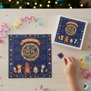 Joyeux Nouvel An 2026 Enfants Puzzle