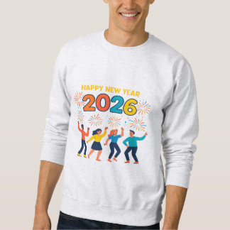 Joyeux Nouvel An 2026 Sweatshirt pour Homme Cadeau