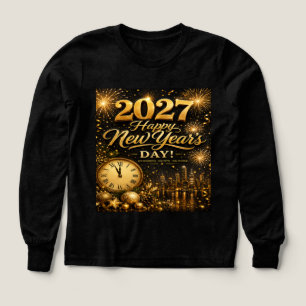Joyeux Nouvel An 2027 Feux d'Artifice Luxueux en