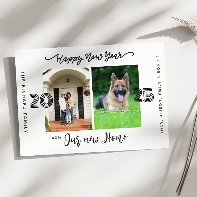 Joyeux Nouvel An Nous avons Déménagé Faire-part (Créateur téléchargé)