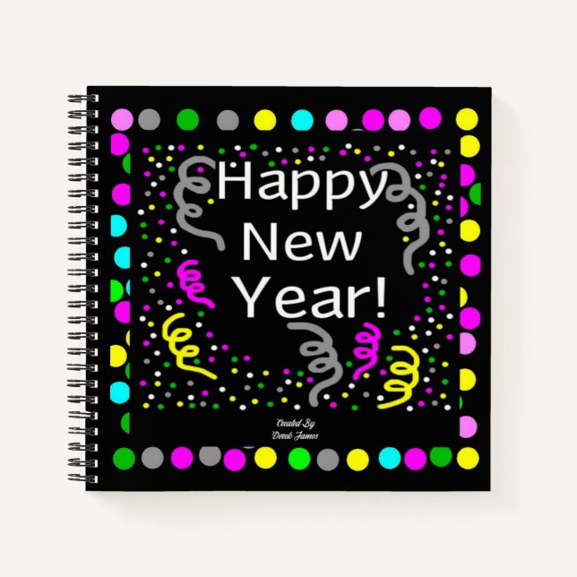 Joyeux Nouvel An Salutations Carnet spirituel (Devant)