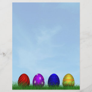 Joyeux Oeufs de Pâques colorés
