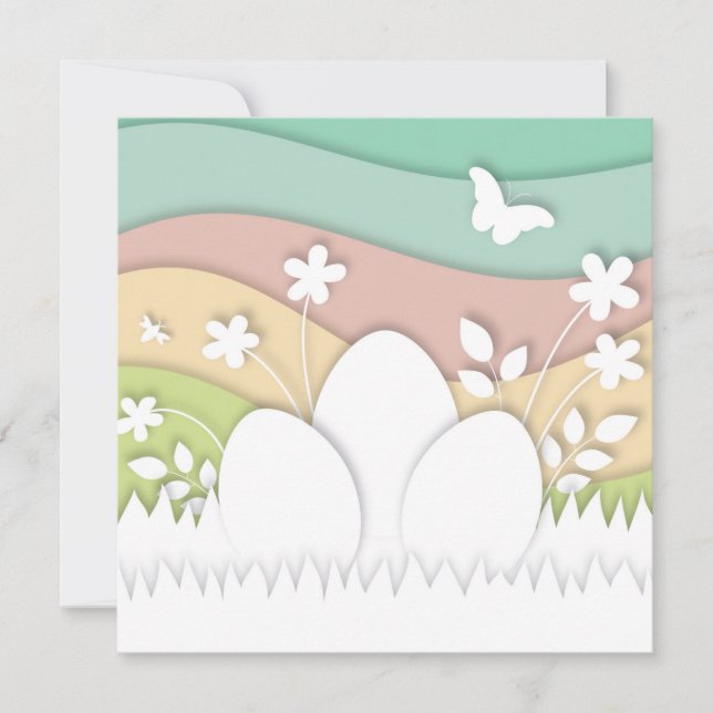 Joyeux oeufs pastel de Pâques (Devant)