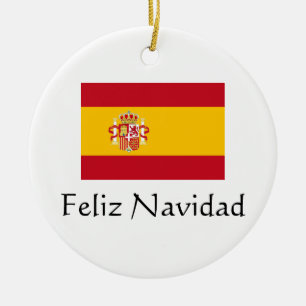 Joyeux ornement espagnol de Noël
