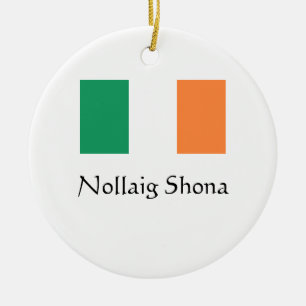 Joyeux ornement irlandais de Noël