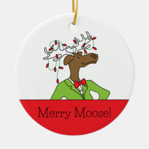 Joyeux ornement Moose