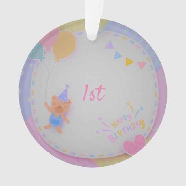 Joyeux Ours d'anniversaire  (devant)