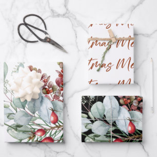 Joyeux papier enveloppant Noël