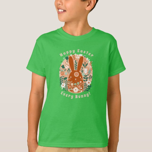 Joyeux Pâques Chaque Lapin ! T-shirt (Devant)