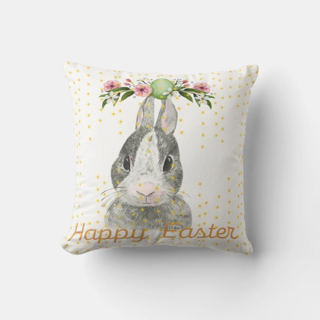 Joyeux Pâques, Coussin lapin (Recto)