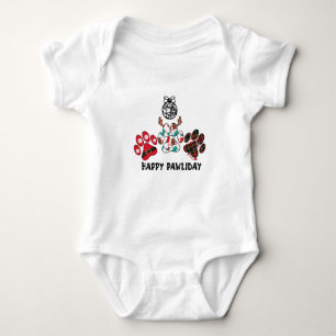 Joyeux Pawliday - Body pour bébé pour les fêtes de