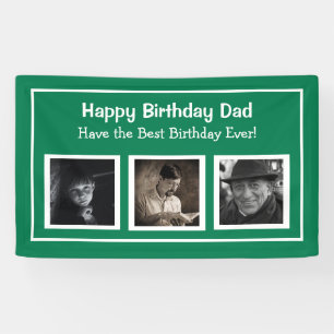 Joyeux père d'anniversaire, Bannière d'anniversair