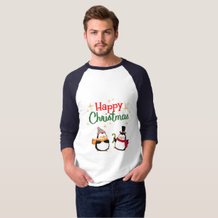 Joyeux Père Noël de Noël et T-shirt d'arbre