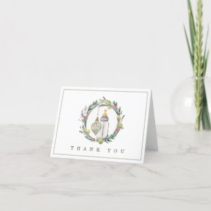 Joyeux Petit Baby shower Merci Cartes