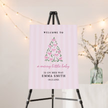 joyeux petit noël gribouillage arbre bébé shower