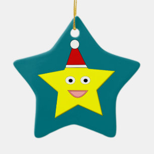 Joyeux petit ornement de Noël étoile
