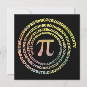 Joyeux Pi Day Funny School Math Spiral Texte