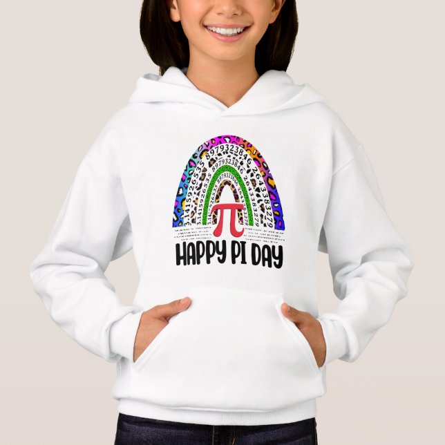 Joyeux Pi Day Mathemed Leopard Rainbow, 3 14 (Devant)