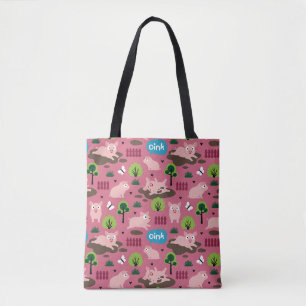 Joyeux Piglets Dans Le Sac fourre-tout De Boue