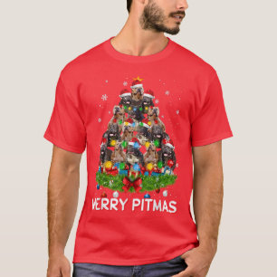 Joyeux Pitmas Pitbull Chien moche de Noël Sweat Tr