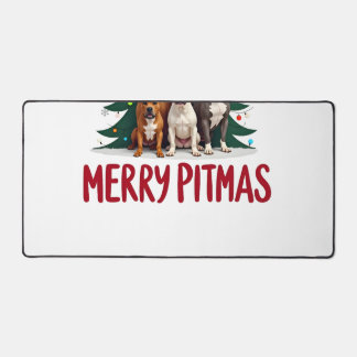 Joyeux Pitmas Pitbull Chien Pull de Noël Ugly Tr