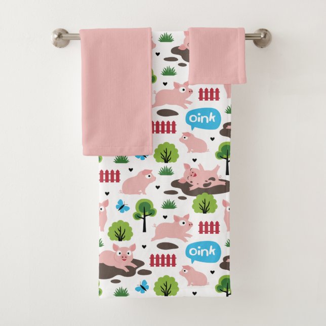 Joyeux Portes Dans Le Serviette De Bain De Boue (En situation)