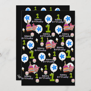 Joyeux premier anniversaire Invitation premier ann