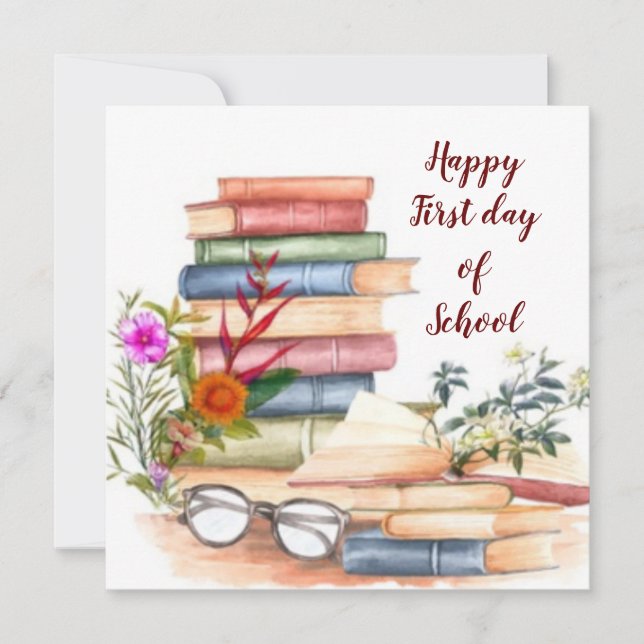 Joyeux premier jour d'école (Devant)