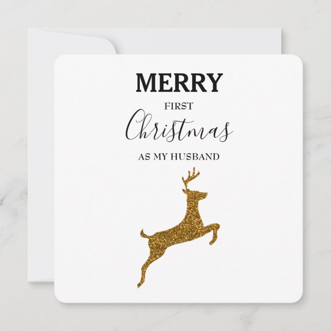 Joyeux Premier Mari de Noël Nouveautés (Devant)