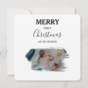 Joyeux premier Noël comme ma maman 2 photos bébé