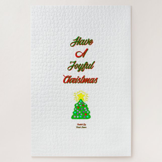 Joyeux Puzzle de Noël 20" X 30" (Vertical)