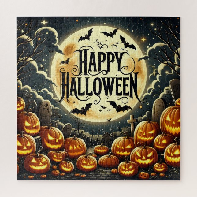 Joyeux puzzle d'Halloween (Vertical)