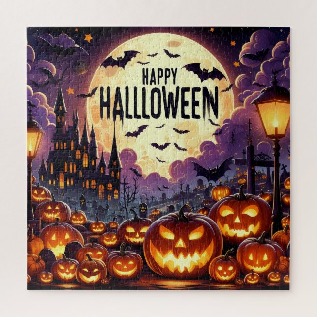 Joyeux puzzle d'Halloween (Vertical)