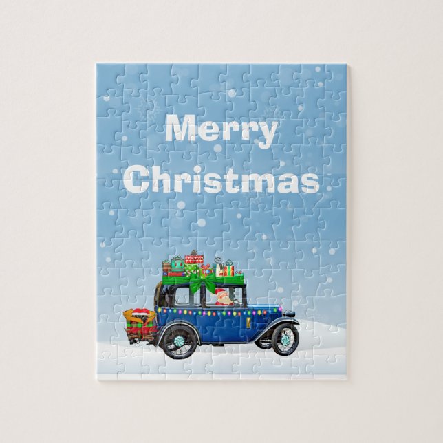 Joyeux puzzle Noël et Père Noël (Vertical)