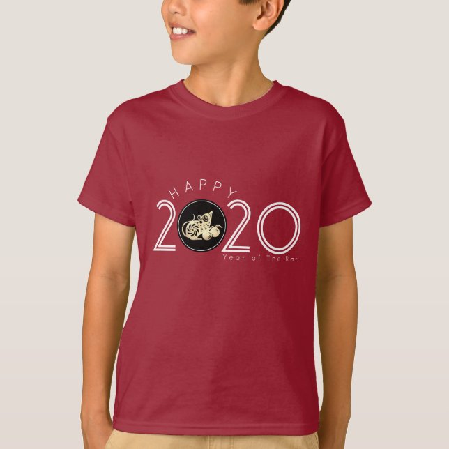 Joyeux Rat chinois Nouvel An 2020 T-shirt enfant 2 (Devant)