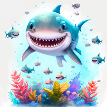 Joyeux requin Jigsaw Puzzle