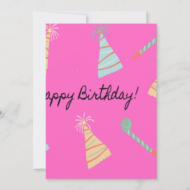 Joyeux rose anniversaire (Devant)