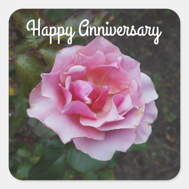 Joyeux Rose Duet Anniversaire #2 Stickers (Devant)