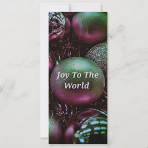 Joyeux Rose Vert De Noël Moderne Au Monde