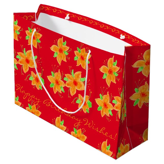 Joyeux sac cadeau d'anniversaire (Dos Angle)