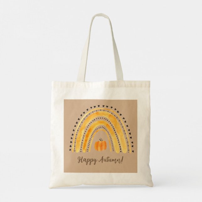 Joyeux Sac fourre-tout commercial Boho Arc-en-ciel (Dos)