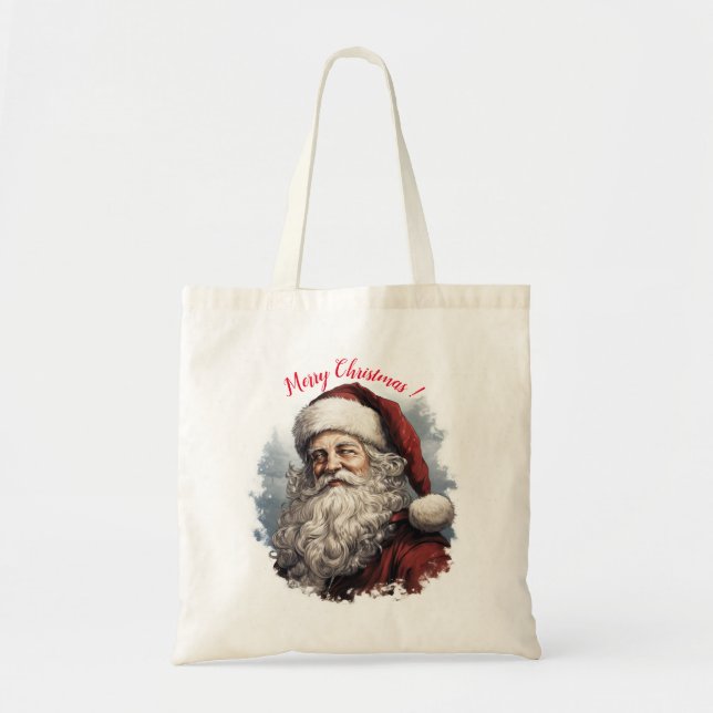 Joyeux Sac fourre-tout Père Noël de Noël (Devant)