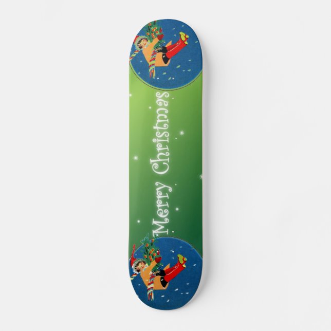 Joyeux Skateboard de Noël (Recto)
