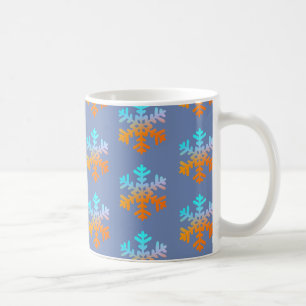 Joyeux Snowflakes Classique Mug Blanc