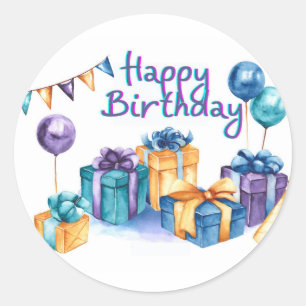 Joyeux Sticker d'anniversaire